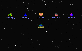 Dodge the Aliens atari screenshot